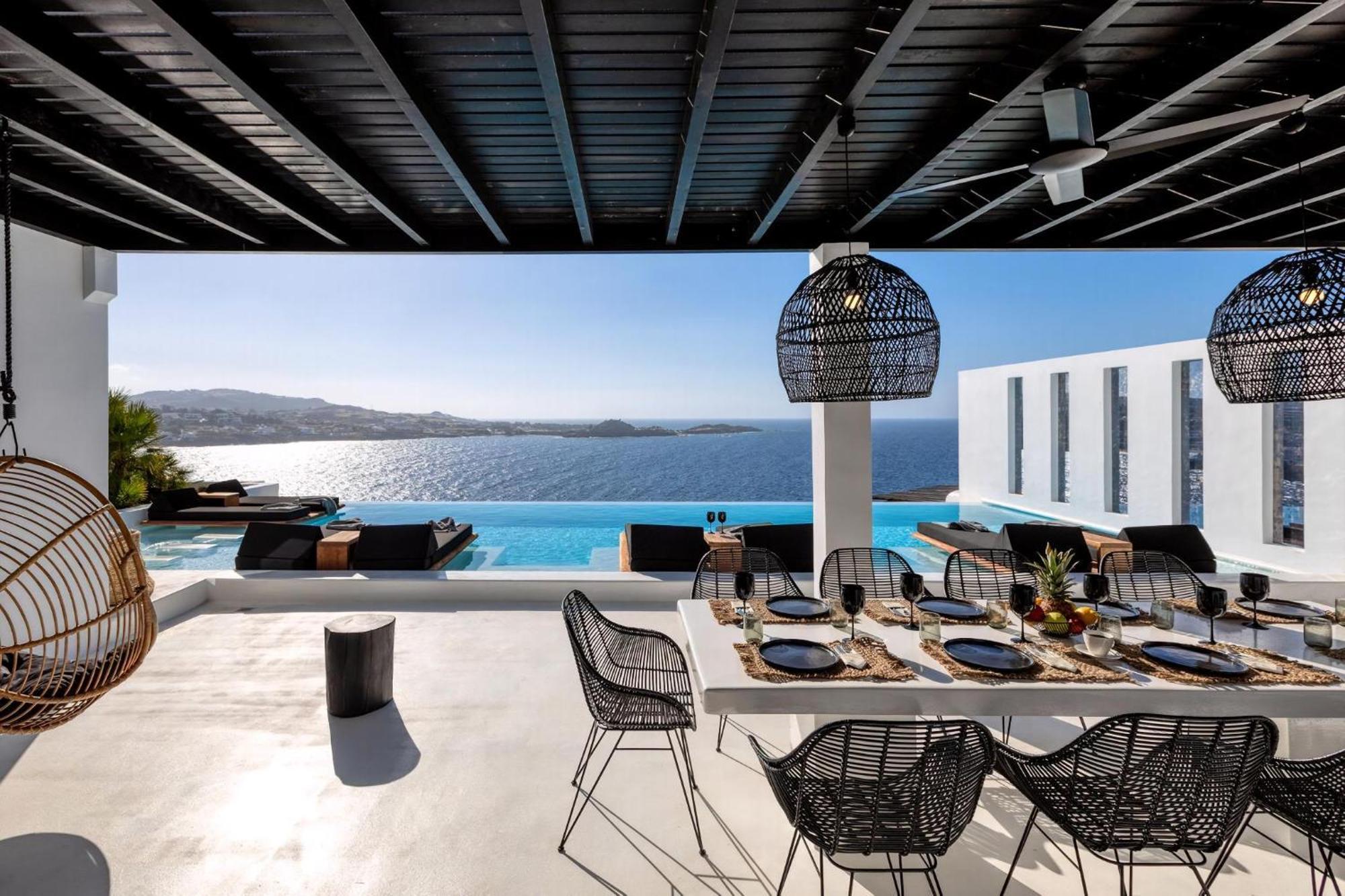 Exquisite Mykonos 6 Bedrooms Hephaestus Ii Infinity Pool Outdoor Jacuzzi *
