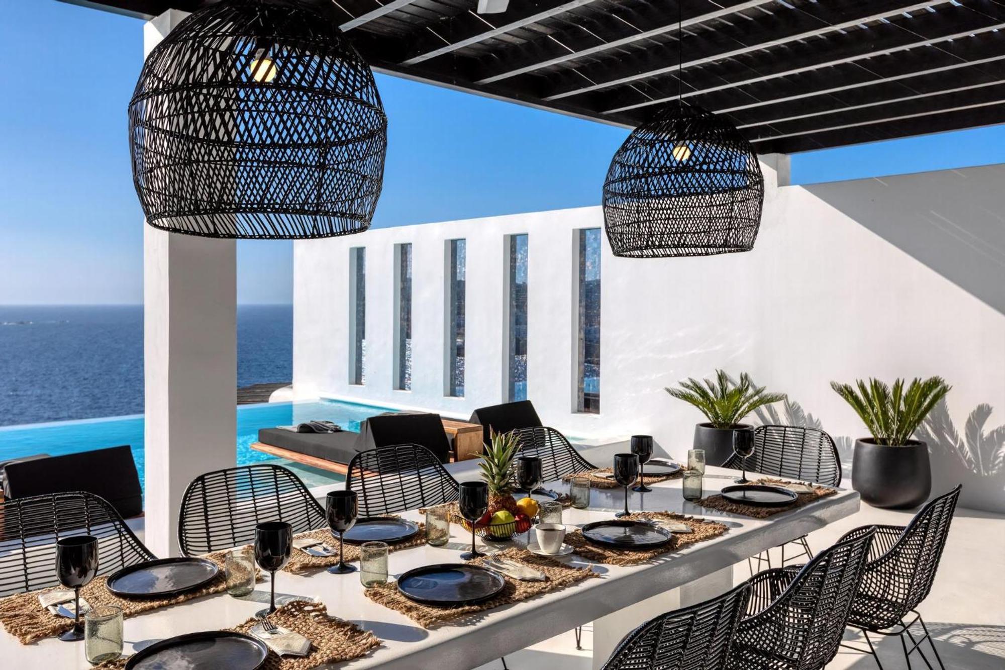 Exquisite Mykonos 6 Bedrooms Hephaestus Ii Infinity Pool Outdoor Jacuzzi * Psarou (Mykonos)